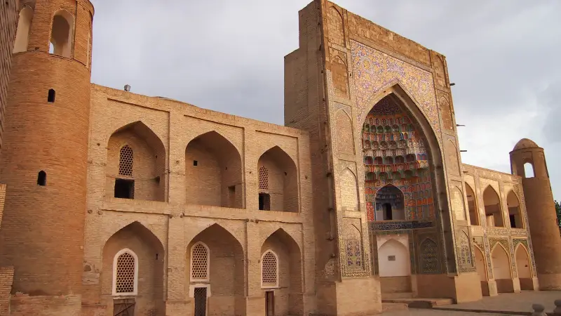 Abdulaziz Khan Madrasah in Bukhara, Uzbekistan - comparing Samarkand and Bukhara