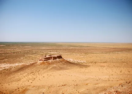 The Karakalpakstan desert near Nukus