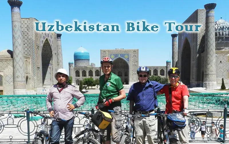 Uzbekistan adventure bike tour - cycling through Silk Road cities and Kyzylkum Desert